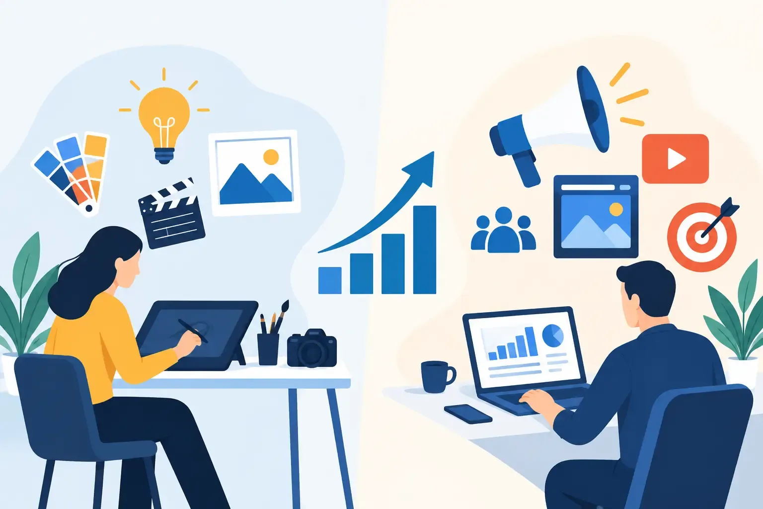 Creative Agency vs Media Agency for Growth