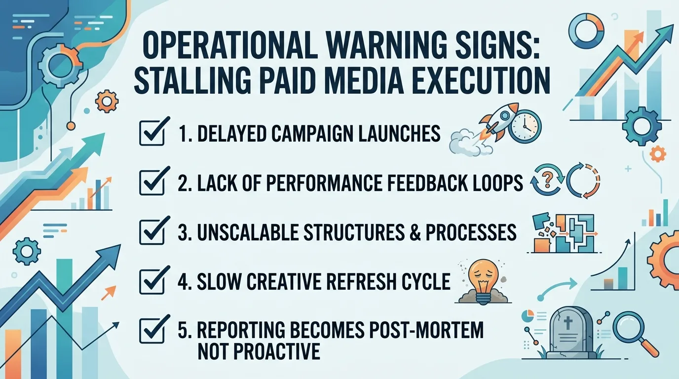 Operational warning signs checklist for media buying programs